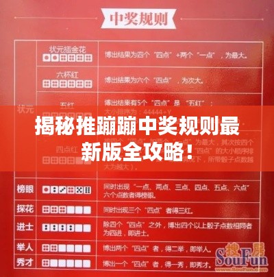 揭秘推蹦蹦中奖规则最新版全攻略！