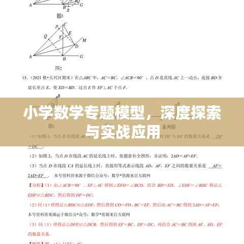 小学数学专题模型,深度探索与实战应用