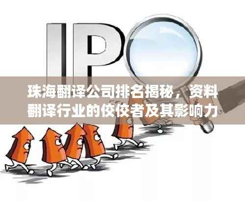 珠海翻译公司排名揭秘,资料翻译行业的佼佼者及其影响力解读