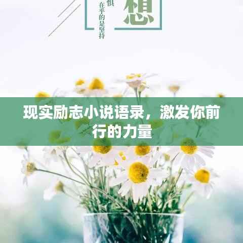 现实励志小说语录，激发你前行的力量