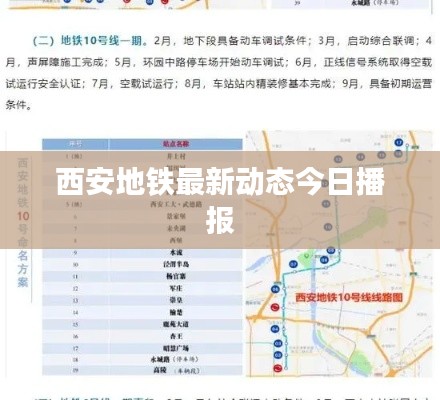 西安地铁最新动态今日播报