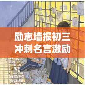 励志墙报初三冲刺名言激励青春梦想!