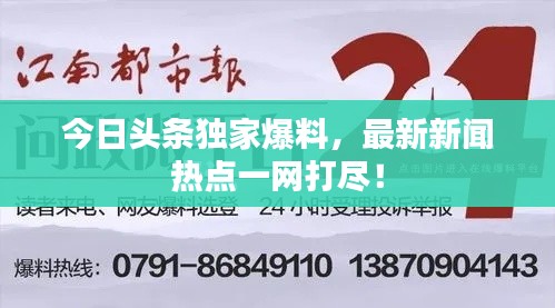 今日头条独家爆料，最新新闻热点一网打尽！