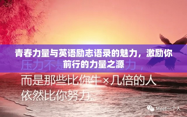青春力量与英语励志语录的魅力,激励你前行的力量之源