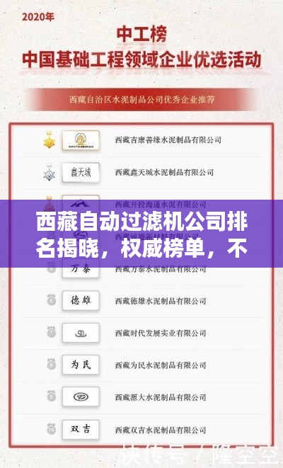 西藏自动过滤机公司排名揭晓,权威榜单,不容错过!