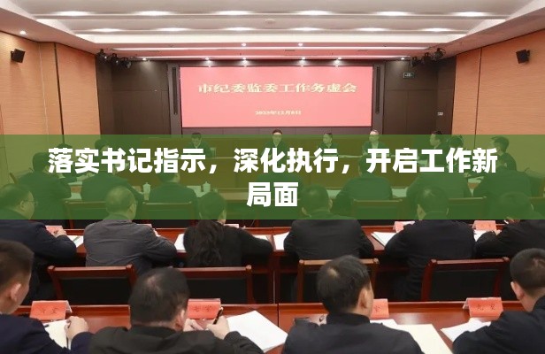 落实书记指示,深化执行,开启工作新局面
