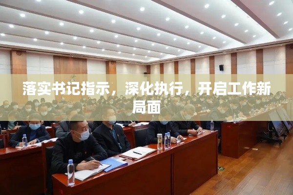 落实书记指示,深化执行,开启工作新局面