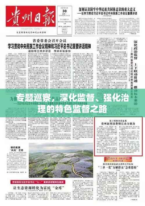专题巡察,深化监督、强化治理的特色监督之路
