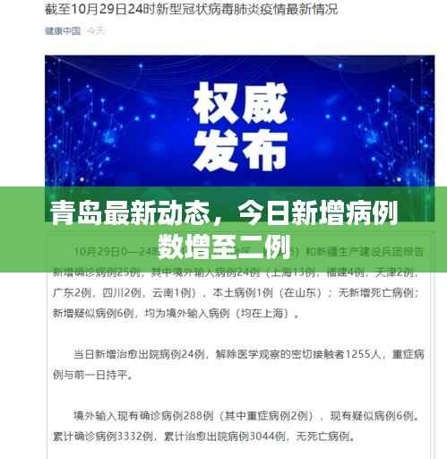 青岛最新动态，今日新增病例数增至二例