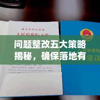 问题整改五大策略揭秘,确保落地有声,成效显著!