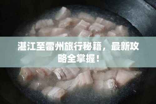 湛江至雷州旅行秘籍，最新攻略全掌握！