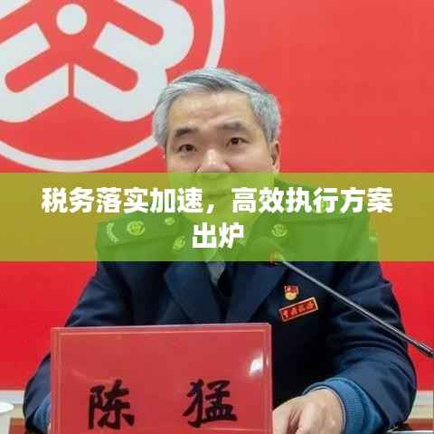 税务落实加速，高效执行方案出炉