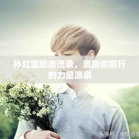 孙红雷励志语录,激励你前行的力量源泉