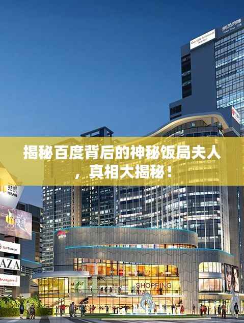 揭秘百度背后的神秘饭局夫人，真相大揭秘！