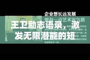 王卫励志语录,激发无限潜能的短句精选