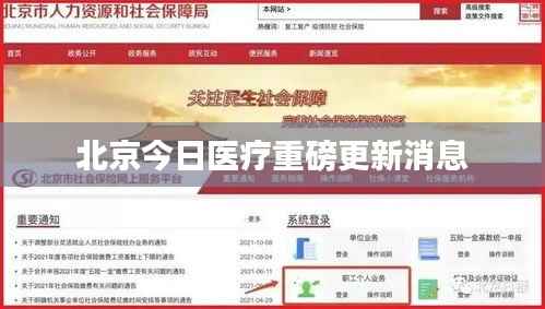 北京今日医疗重磅更新消息