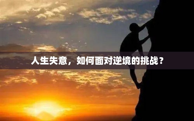 人生失意，如何面对逆境的挑战？