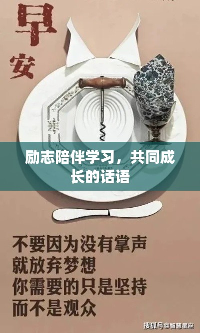 励志陪伴学习，共同成长的话语