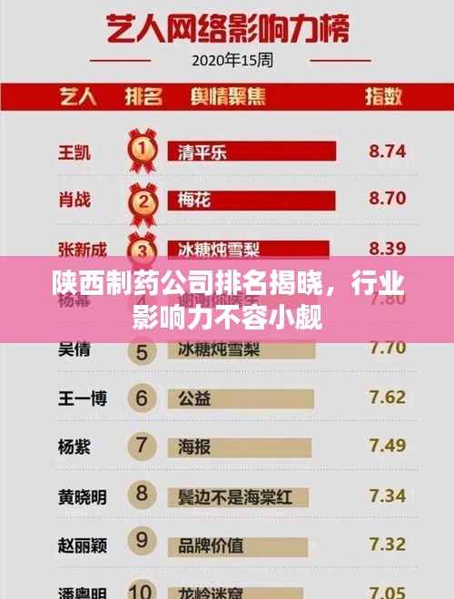 陕西制药公司排名揭晓，行业影响力不容小觑