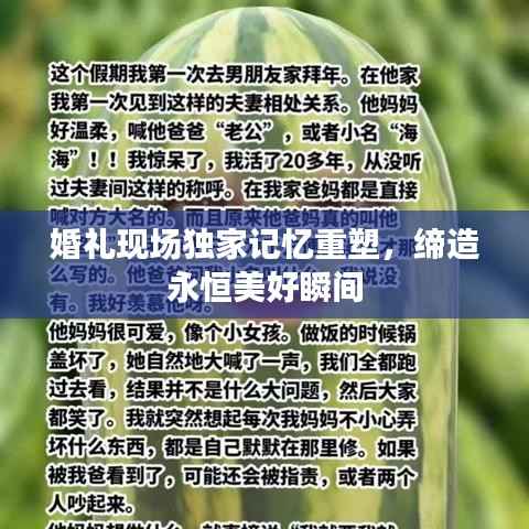 婚礼现场独家记忆重塑,缔造永恒美好瞬间